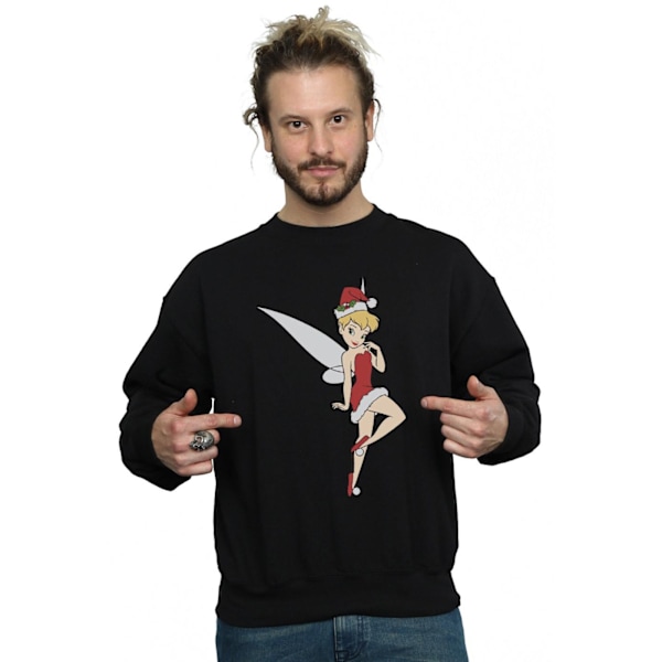 Disney Mens Tinker Bell Jultröja 4XL Svart Black 4XL