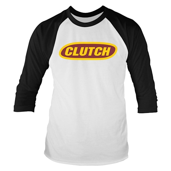 Clutch Unisex Classic Logo Långärmad Baseball T-shirt White XXL