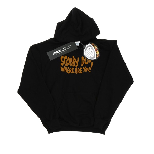 Scooby Doo Girls Where Are You Spooky Hoodie 12-13 Years Black Black 12-13 Years