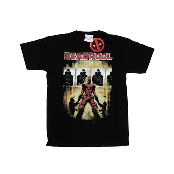 Marvel Deadpool Target Practice T-shirt för män, M, svart Black M