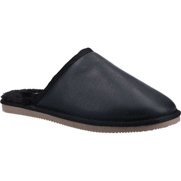 Hush Puppies Herr Coady Läderslippers 7 UK Svart Black 7 UK