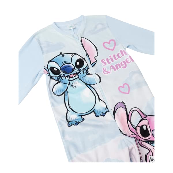 Lilo & Stitch Flickor Lilo & Stitch Hel Pyjamas 7-8 År Blue 7-8 Years