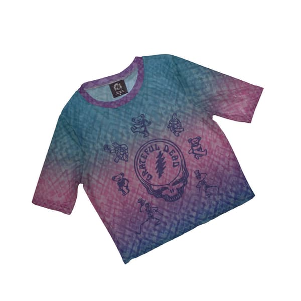 Grateful Dead Dam/Dam Dead Egyptian Crop Top S Blå Blue S
