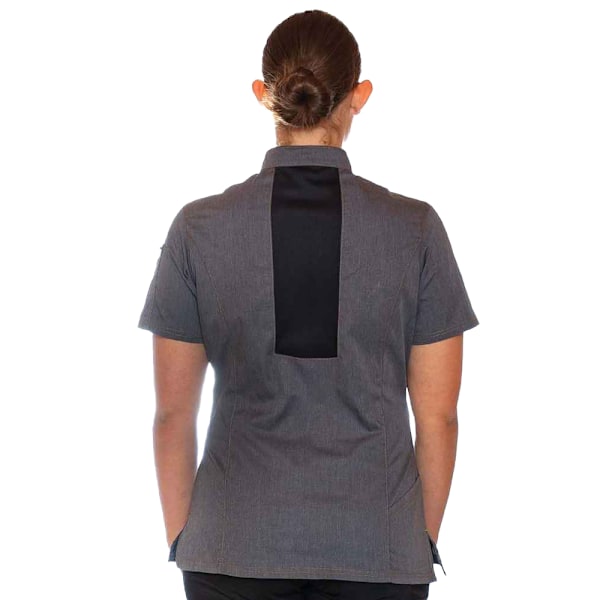 Le Chef Dam/Dam Asymmetric Kockjacka 16 UK Gråmelerad Grey Heather 16 UK