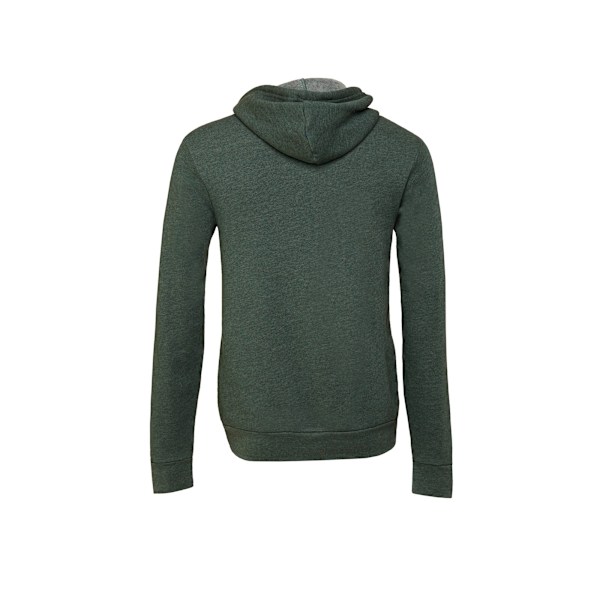 Bella + Canvas Unisex Vuxen Fleece Full Zip Hoodie L Skogsgrön Forest Green Heather L