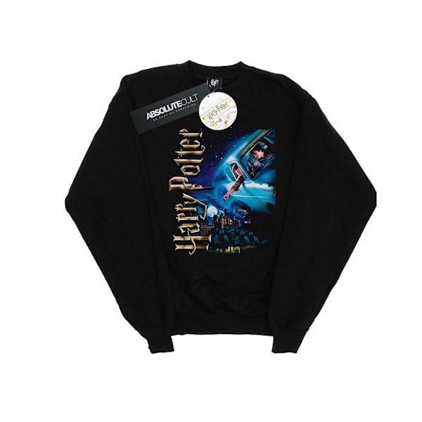 Harry Potter Herr Smiles At Hogwarts Sweatshirt 4XL Svart Black 4XL