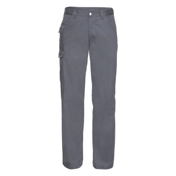 Russell Workwear Herr Polycotton Twill Byxor / Byxor (Långa) 2 Convoy Grey 28W x Long