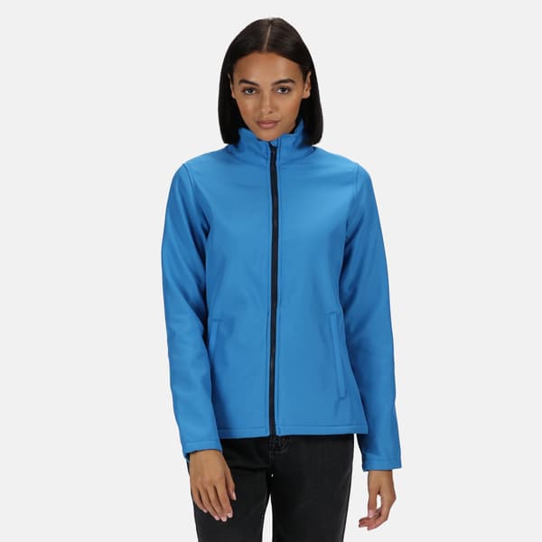 Regatta Standout Dam/Kvinnor Ablaze Tryckbar Soft Shell Jacka French Blue/Navy 10