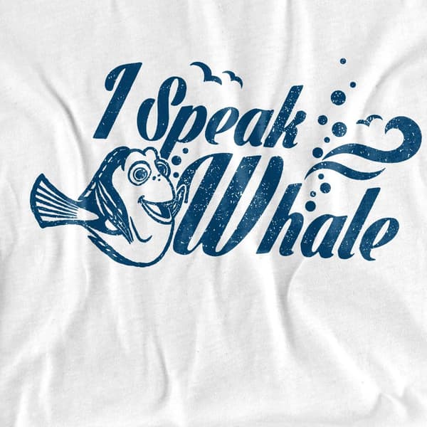 Hitta Nemo Dam/Flickor Jag Talar Val Dory T-Shirt M Vit White M
