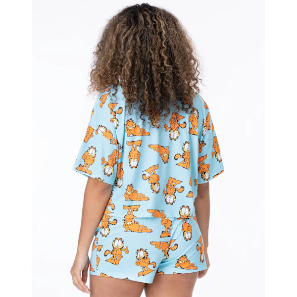 Garfield Pyjamas för damer/kvinnor M Blå Blue M