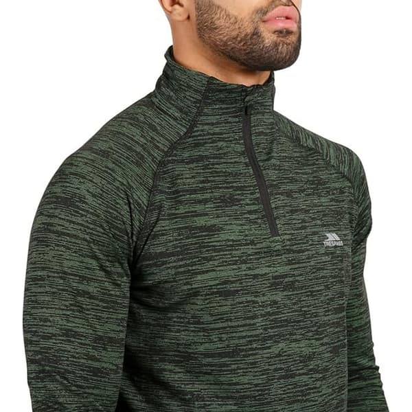 Trespass Gerry Active Top S Bright Green Fleck för män Bright Green Fleck S