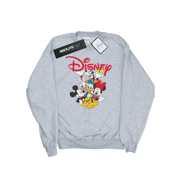 Disney Girls Mickey Mouse Crew Sweatshirt 12-13 år Sports Grå Sports Grey 12-13 Years