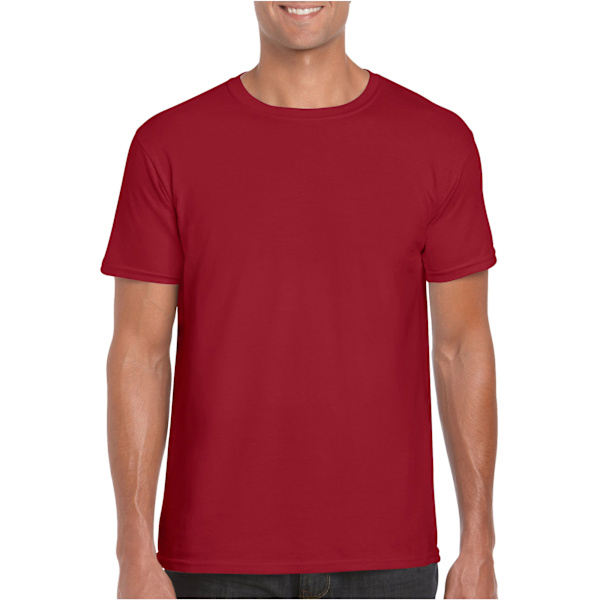 Gildan Herr Kortärmad Soft-Style T-shirt 4XL Cardinal Cardinal 4XL