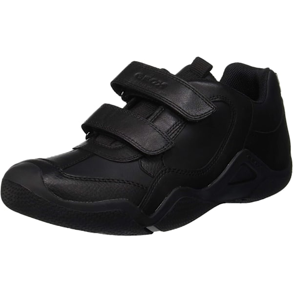 Geox Boys J Wader A kardborre i läder sko 8.5 UK barn B Black 8.5 UK Child