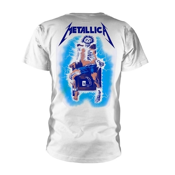 Metallica Unisex Adult Ride The Lightning T-Shirt XL Vit White XL