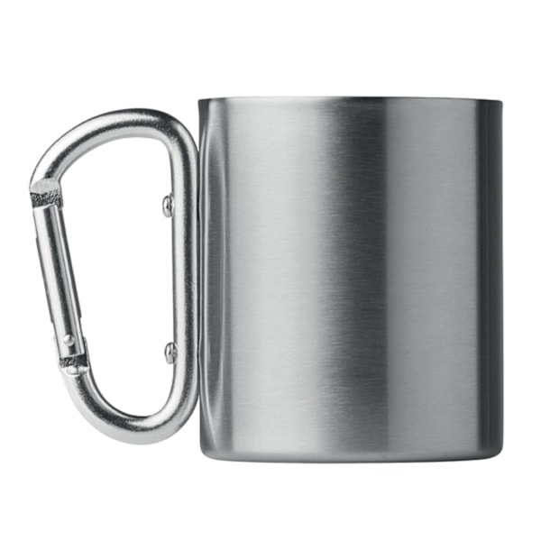 MidOcean Trumbo Metall Karbinhake Mugg One Size Matt Silver Matt Silver One Size