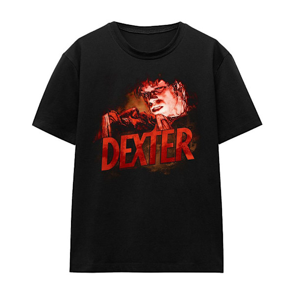 Dexter Unisex Vuxen Ritning T-Shirt L Svart Black L