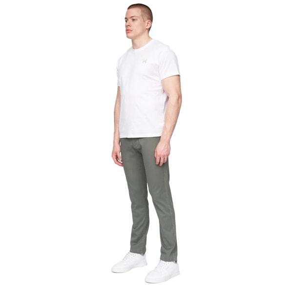 Henleys Mens Edition Chinos 32R Khaki Green Khaki Green 32R