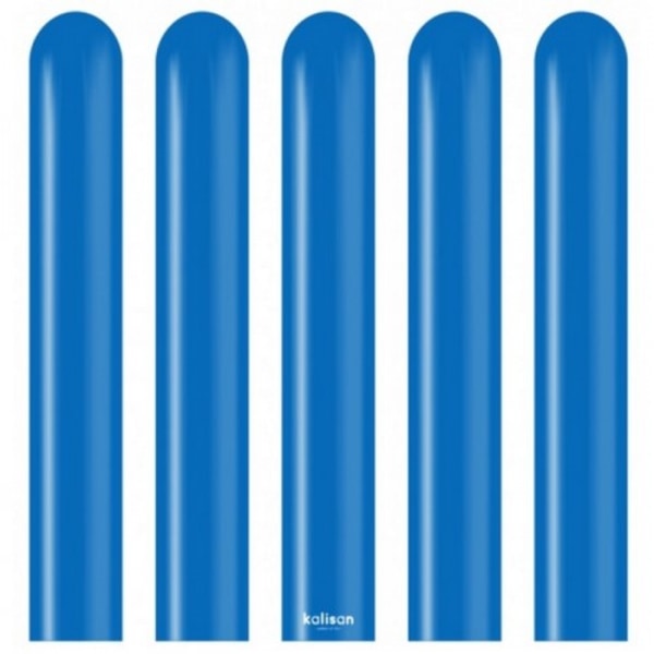 Kalisan latexmodelleringsballonger (pack med 100) One Size Dark Bl Dark Blue One Size