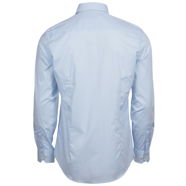Tee Jays Herr Lyxig Stretch Långärmad Skjorta M Ljusblå Light Blue M