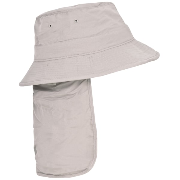 Trespass Unisex Bucket Hat med nackskydd för vuxna, storlek M Pebbles M/L