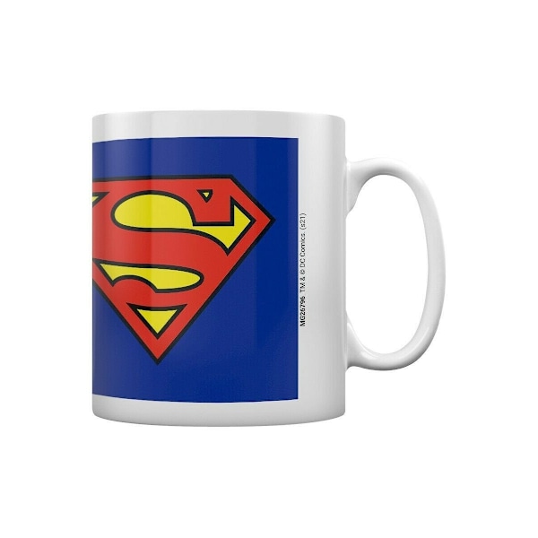 Superman Shield Mug En Storlek Blå/Röd/Gul Blue/Red/Yellow One Size
