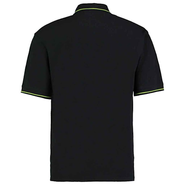 Kustom Kit Herr Polotröja XL Svart/Lime Black/Lime XL