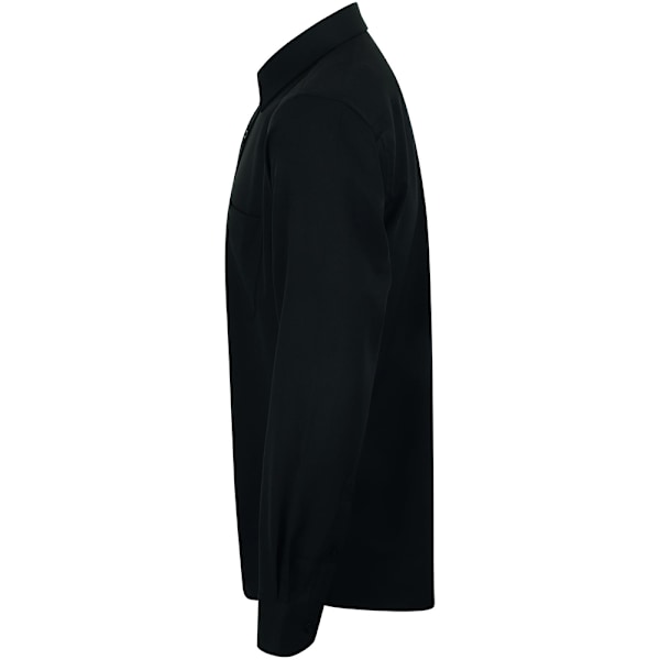 Henbury herr wicking långärmad arbetsskjorta XL svart Black XL