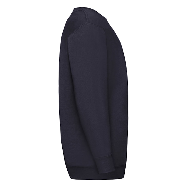 Fruit Of The Loom Barnkläder Unisex Set In Sleeve Sweatshirt 5-6 Deep Navy 5-6