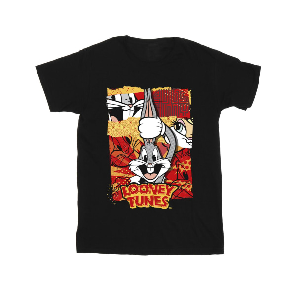 Looney Tunes Herr Bugs Kanin Comic Nyår T-shirt 4XL Svart Black 4XL