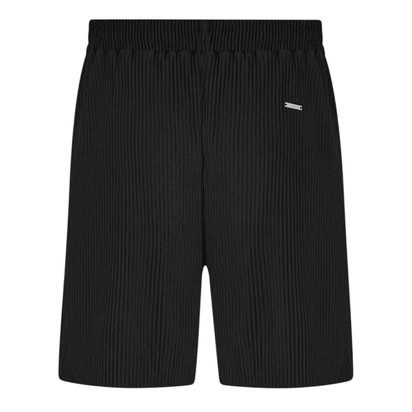 Belier Plisserade Shorts för Herr S Svart Black S