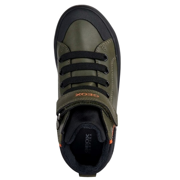 Geox Boys Gisli Tränare 2.5 UK Mörkgrön/Svart Dark Green/Black 2.5 UK