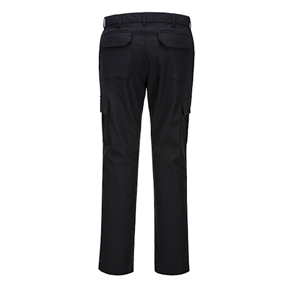 Portwest Combat Stretch Slim Combat Byxor 42R Svart Black 42R