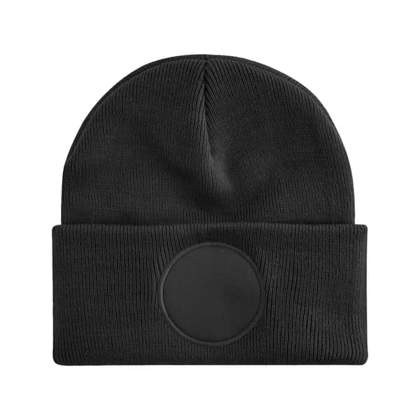 Beechfield Unisex Vuxen Patch Beanie One Size Svart Black One Size