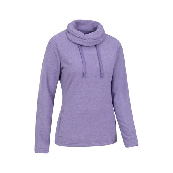 Mountain Warehouse Dam/Dam Hebridean Cowl Neck Fleecetopp Grape 18 UK