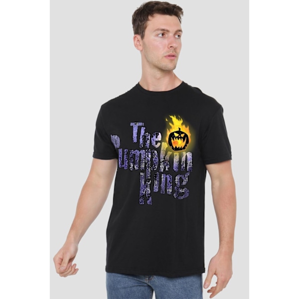 The Nightmare Before Christmas Herr Pumpa Kung Text T-Shirt X Black XL