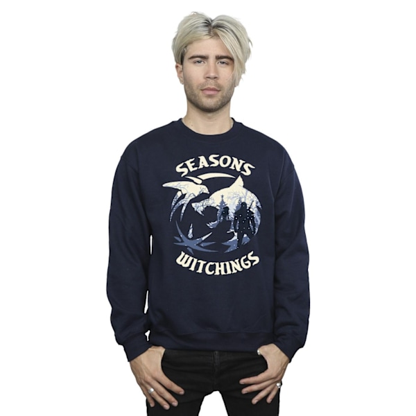 Netflix The Witcher Julvarg Sweatshirt M Marinblå Navy Blue M