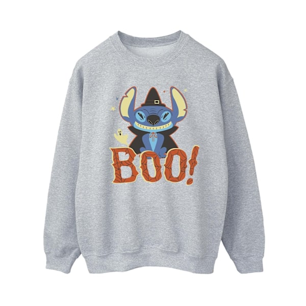 Disney Dam/Kvinnor Lilo & Stitch Boo! Sweatshirt XL Sports Grå Sports Grey XL