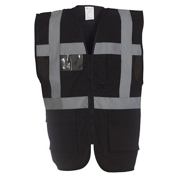 Yoko Hi-Vis Premium Executive/Manager Väst / Jacka (2-pack) Black S
