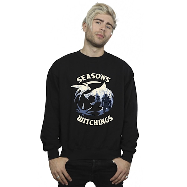 Netflix The Witcher Julvarg Sweatshirt M Svart Black M