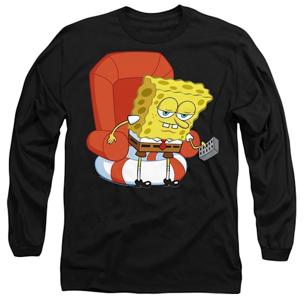 SvampBob Fyrkant Unisex Vuxen Head Out Meme T-Shirt M Svart Black M