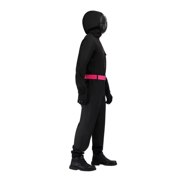 Squid Game Unisex Vuxen Deluxe Supervisor Kostymset M Svart Black M