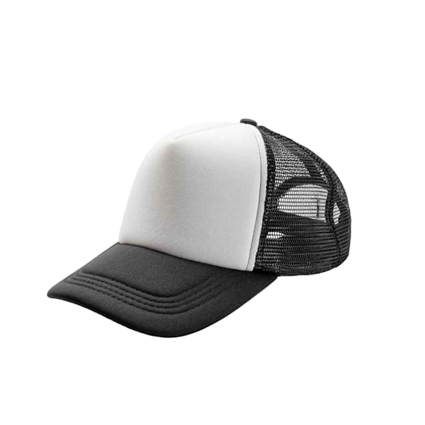 Result Core Half Mesh Truckerkeps One Size Svart/Vit Black/White One Size