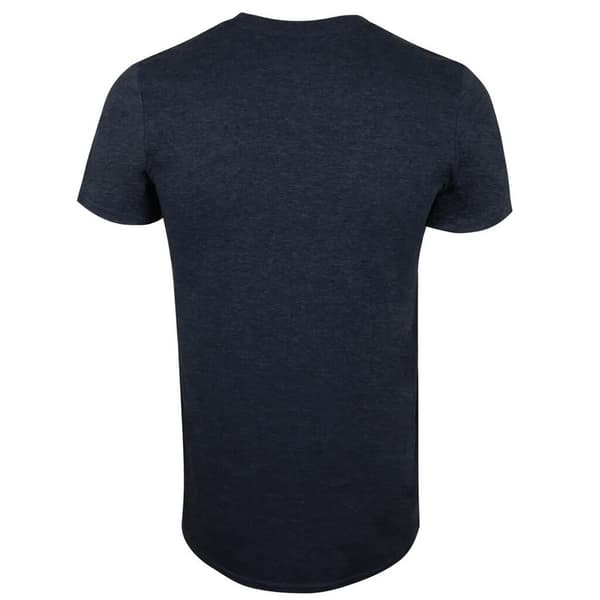 Marvel Mens Shield T-Shirt S Heather Navy Heather Navy S