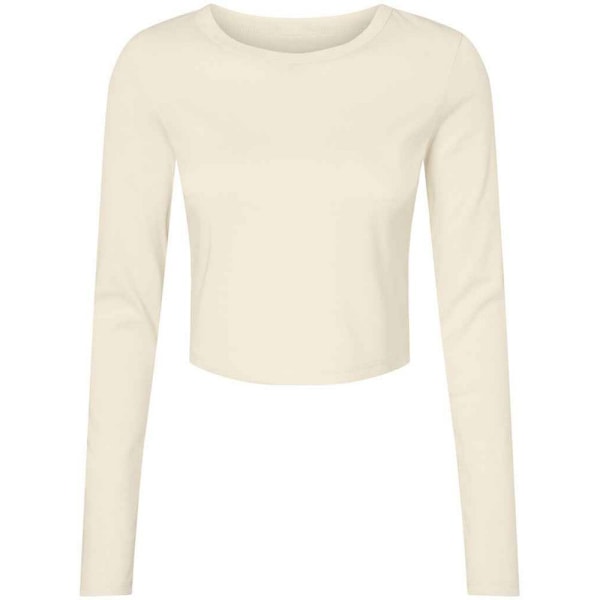 Bella + Canvas Dam/Dam Micro-Rib Långärmad T-shirt XL Solid Natural XL