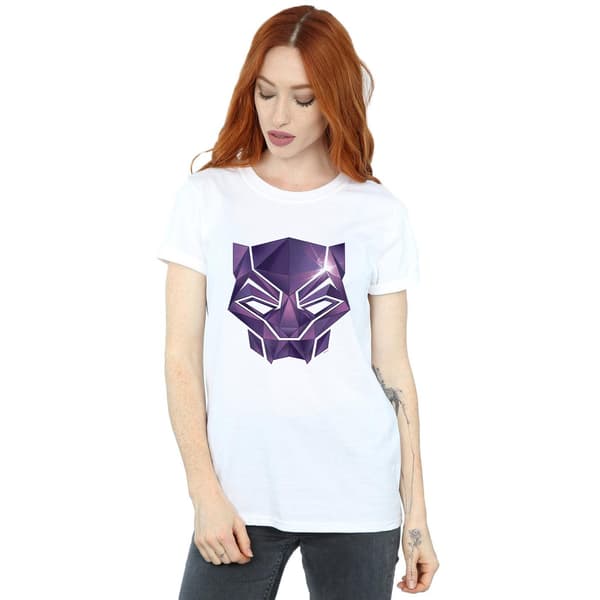 Marvel Dam/Kvinnor Avengers Infinity War Black Panther Geomet White L