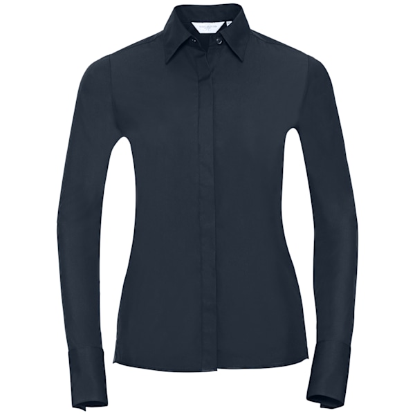 Russell Collection Dam/Damer Ultimate Stretch Långärmad Bright Navy 4XL