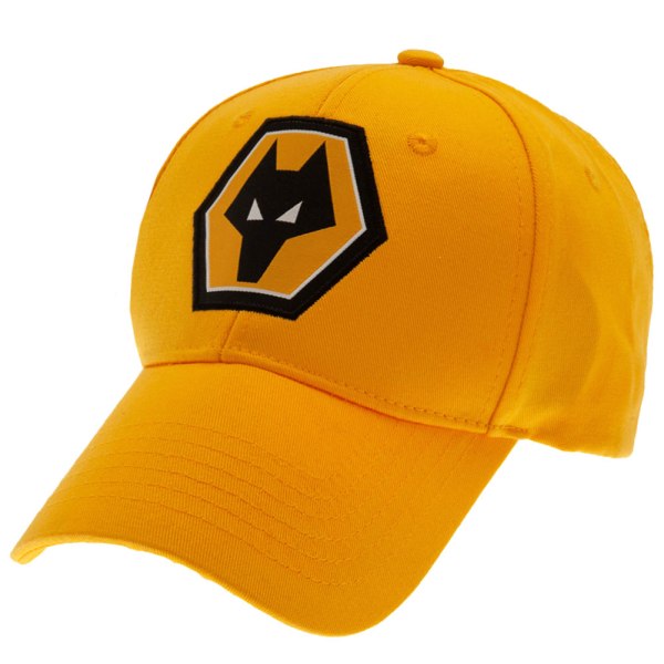 Wolverhampton Wanderers FC Crest Baseball Cap One Size Gul/Svart Yellow/Black One Size
