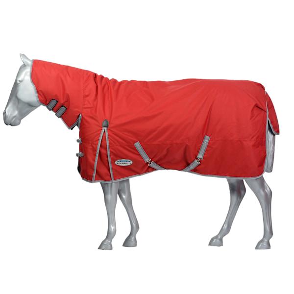 Weatherbeeta Comfitec Classic Lite Plus Combo Neck Hästtäcke Red/Silver/Navy 5´ 3