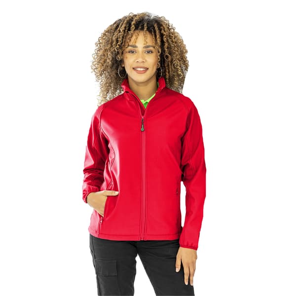 Result Genuine Recycled Herr Softshell Tryckbar Jacka 3XL Röd Red 3XL